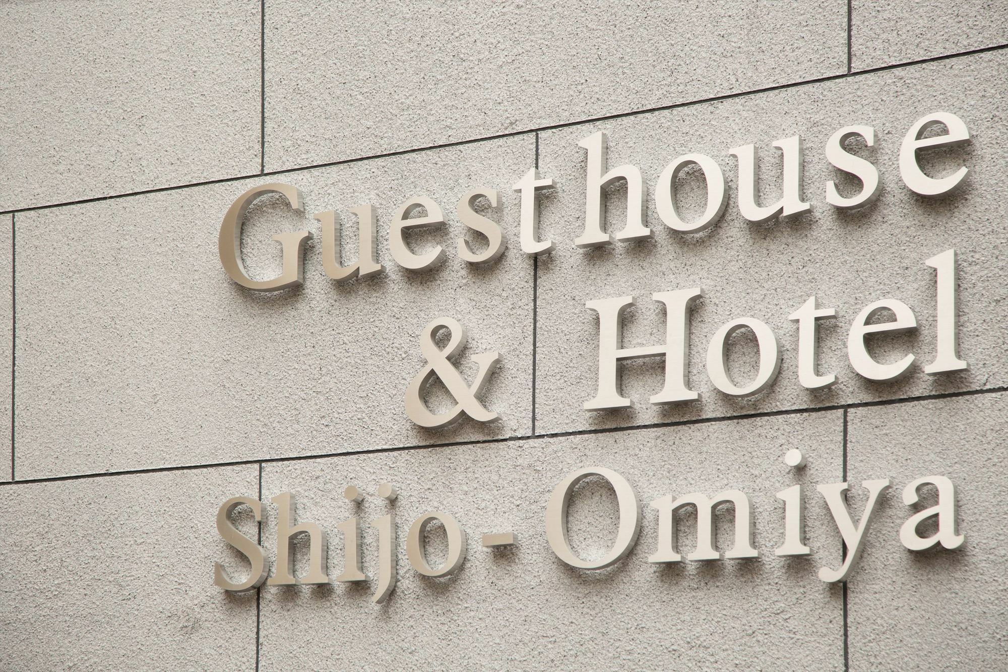 Shijo Omiya Guesthouse And Hotel Kyoto Exterior foto